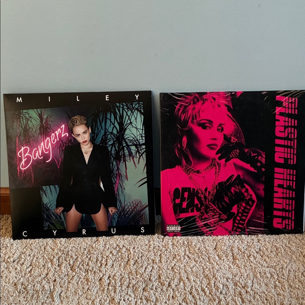 Miley Cyrus Vinyl Record Set